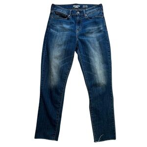 Denizen Levi's Women’s Jeans High-Rise Ankle Slim Size 6 W28 Raw Hem